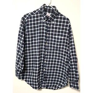 Brooks Brothers Long Sleeve Button Down Plaid Men's Shirt Size M